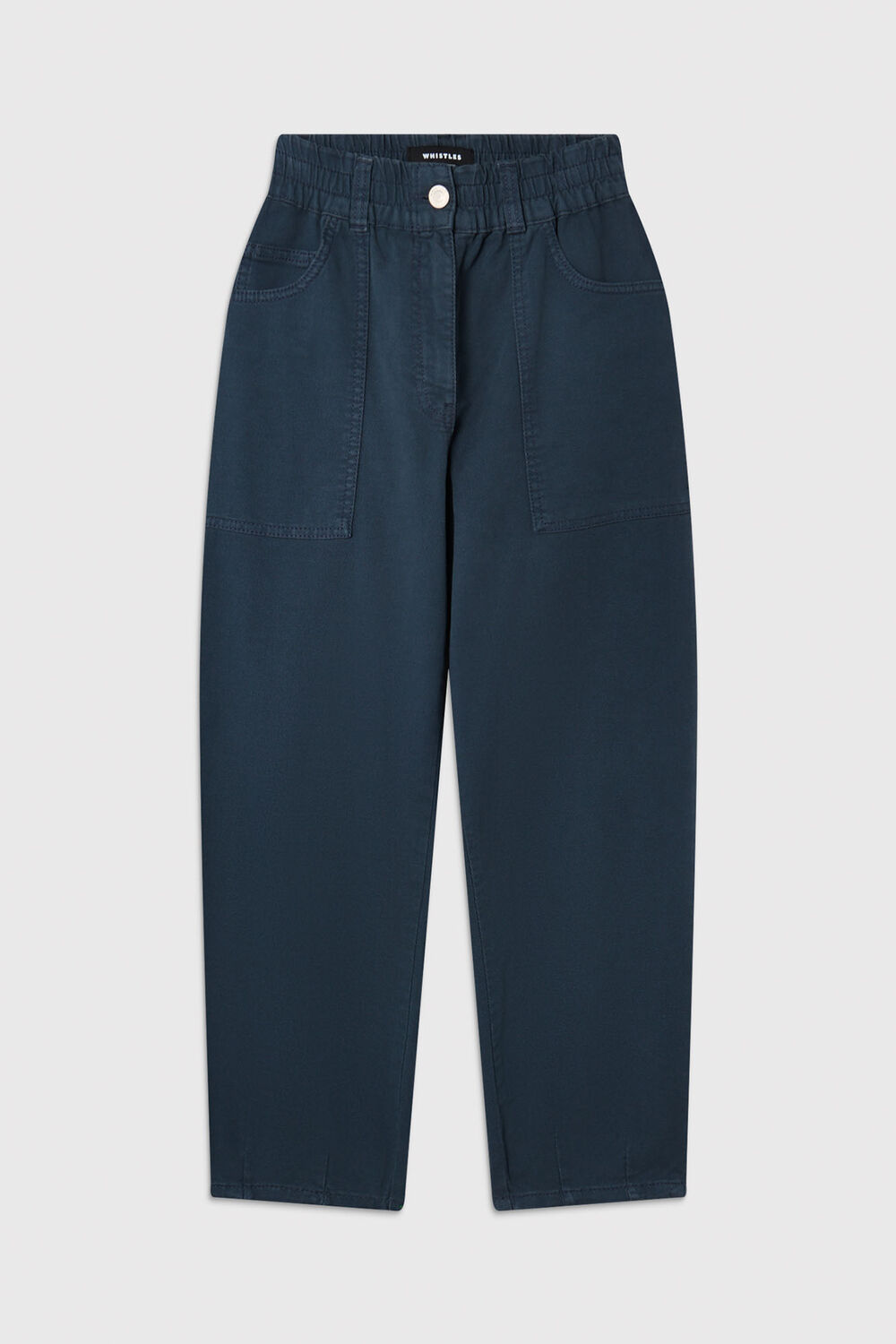 Navy Petite Tessa Casual Pants