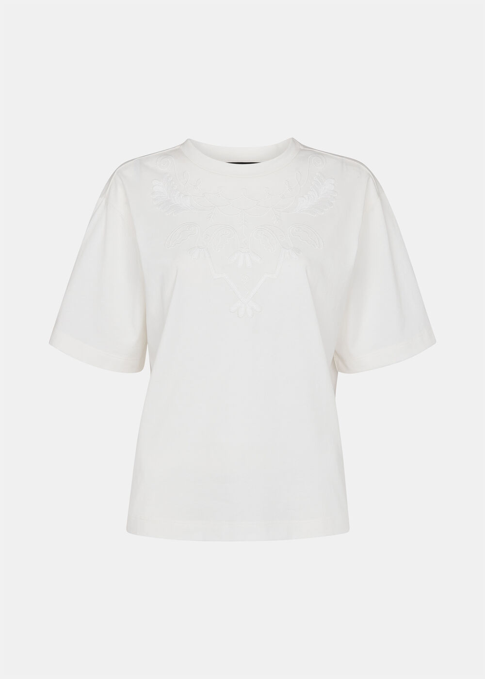 Embroidered Cotton T-Shirt
