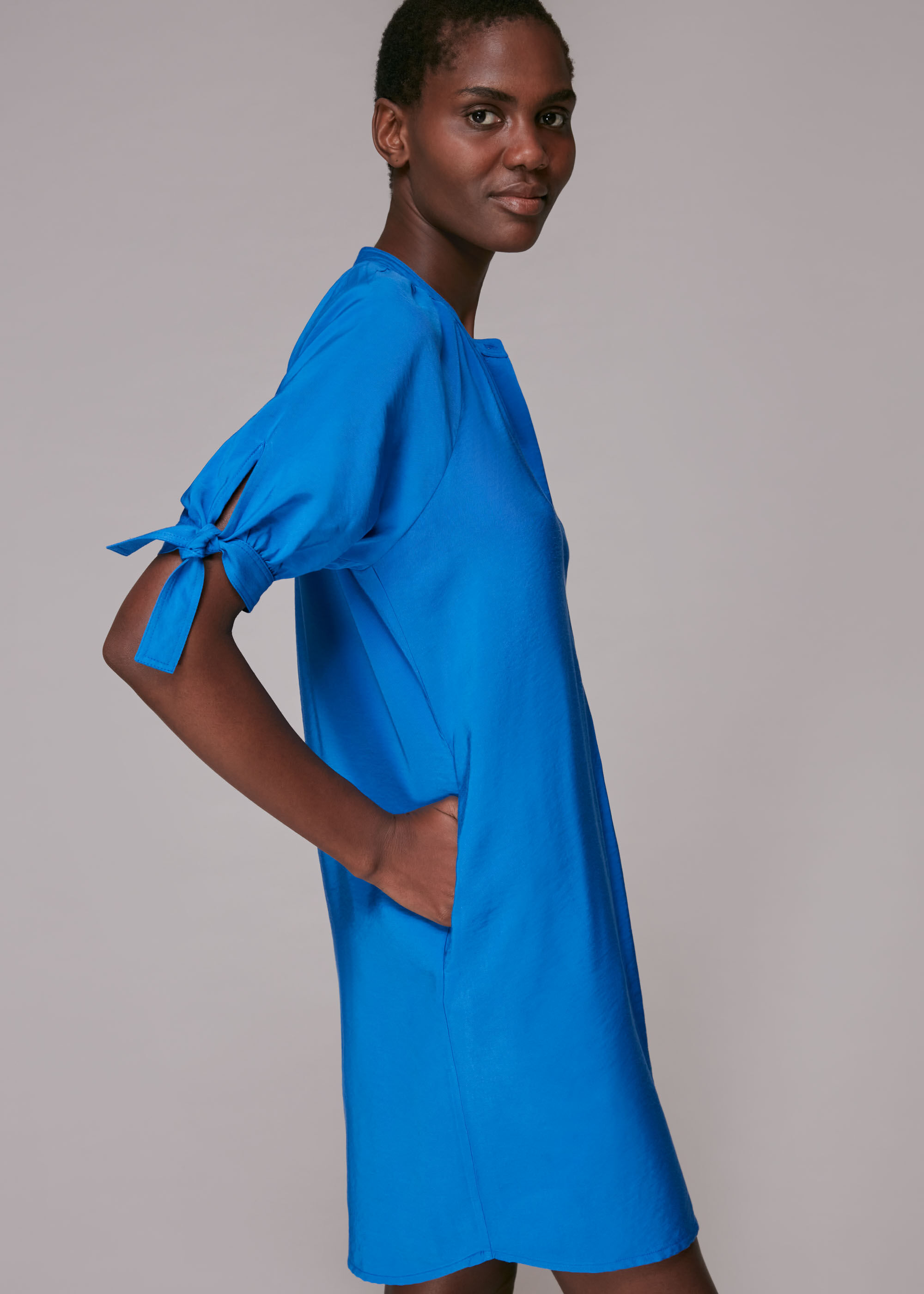 Blue Celestine Dress | WHISTLES |