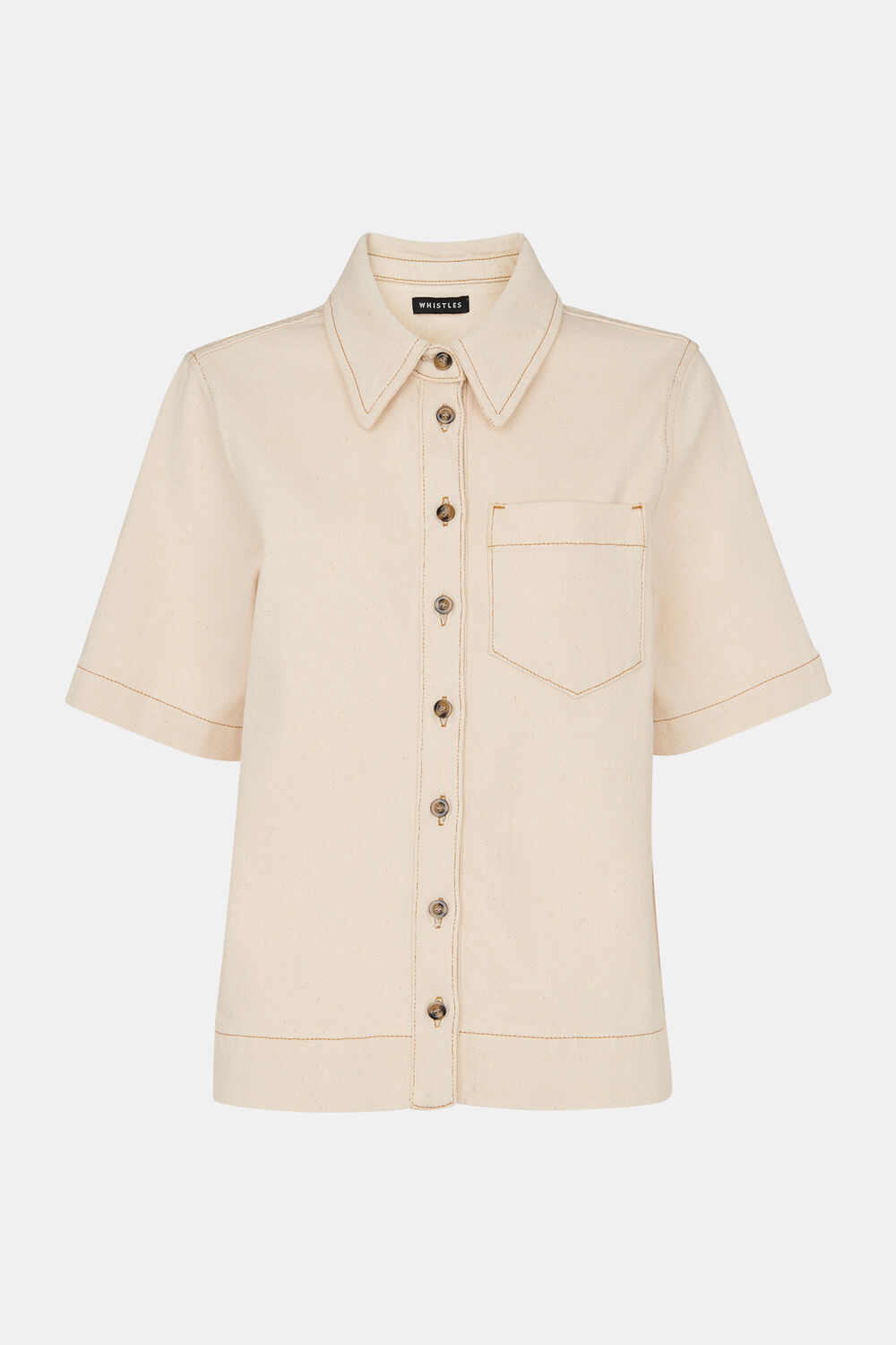 Jade Short Sleeve Denim Shirt