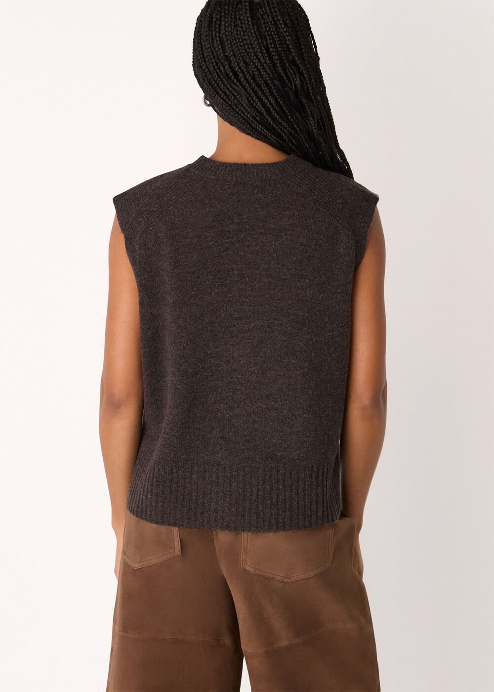 Wool Sleeveless Tank