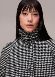 Isobel Wool Dogtooth Car Coat
