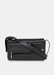 Black Tilda Pocket Detail Bag | WHISTLES | Whistles UK