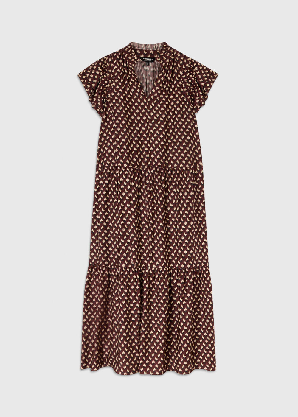Ikat Spot Midi Dress
