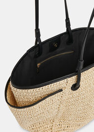 Zoelle Straw Tote Bag
