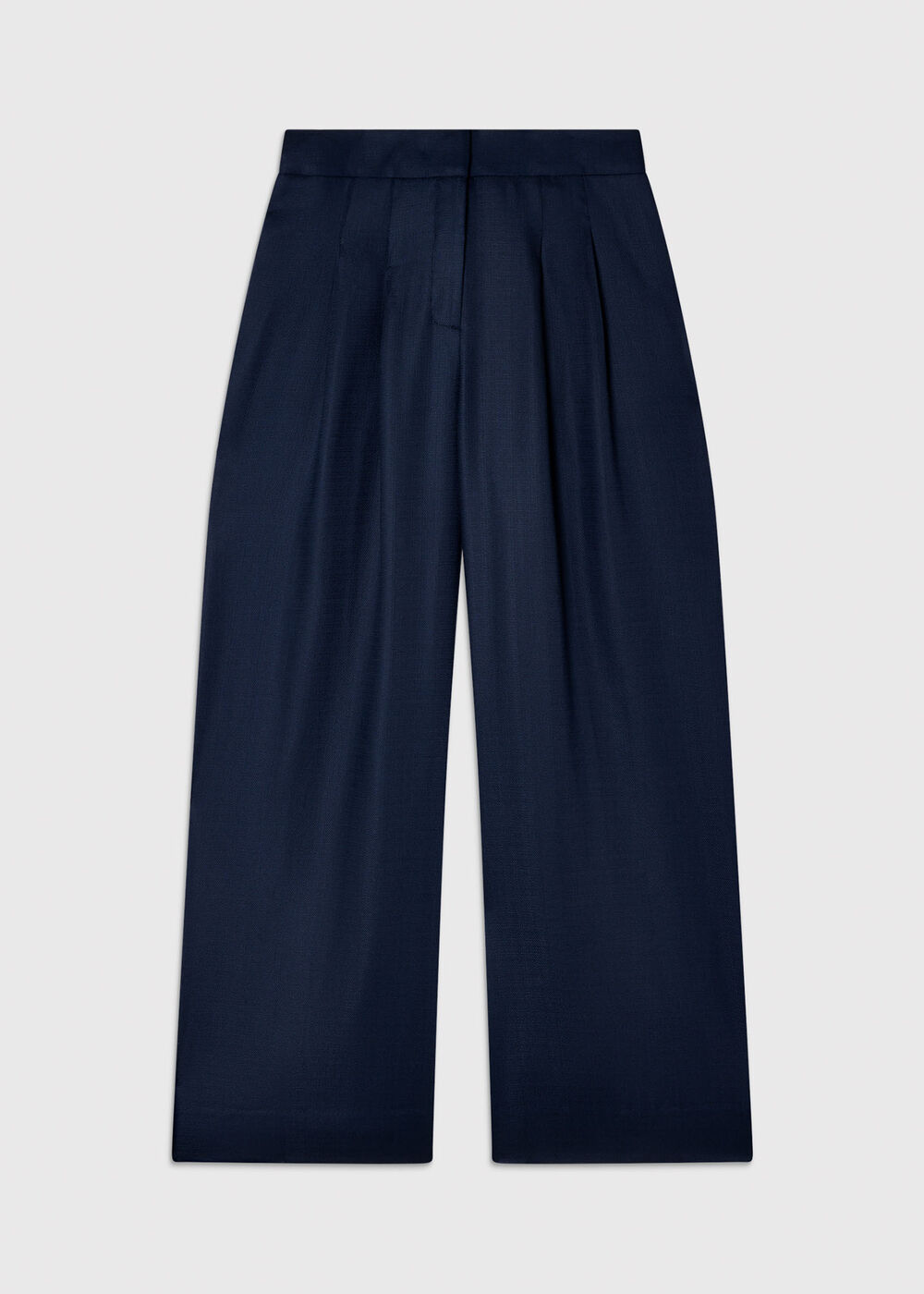 Wide Leg Hopsack Trouser