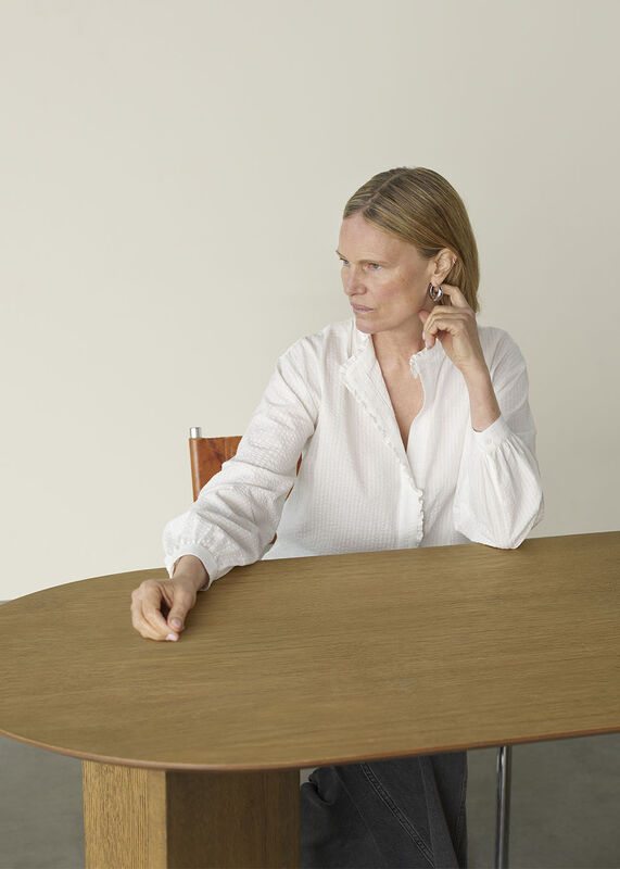 White Textured Frill Shirt