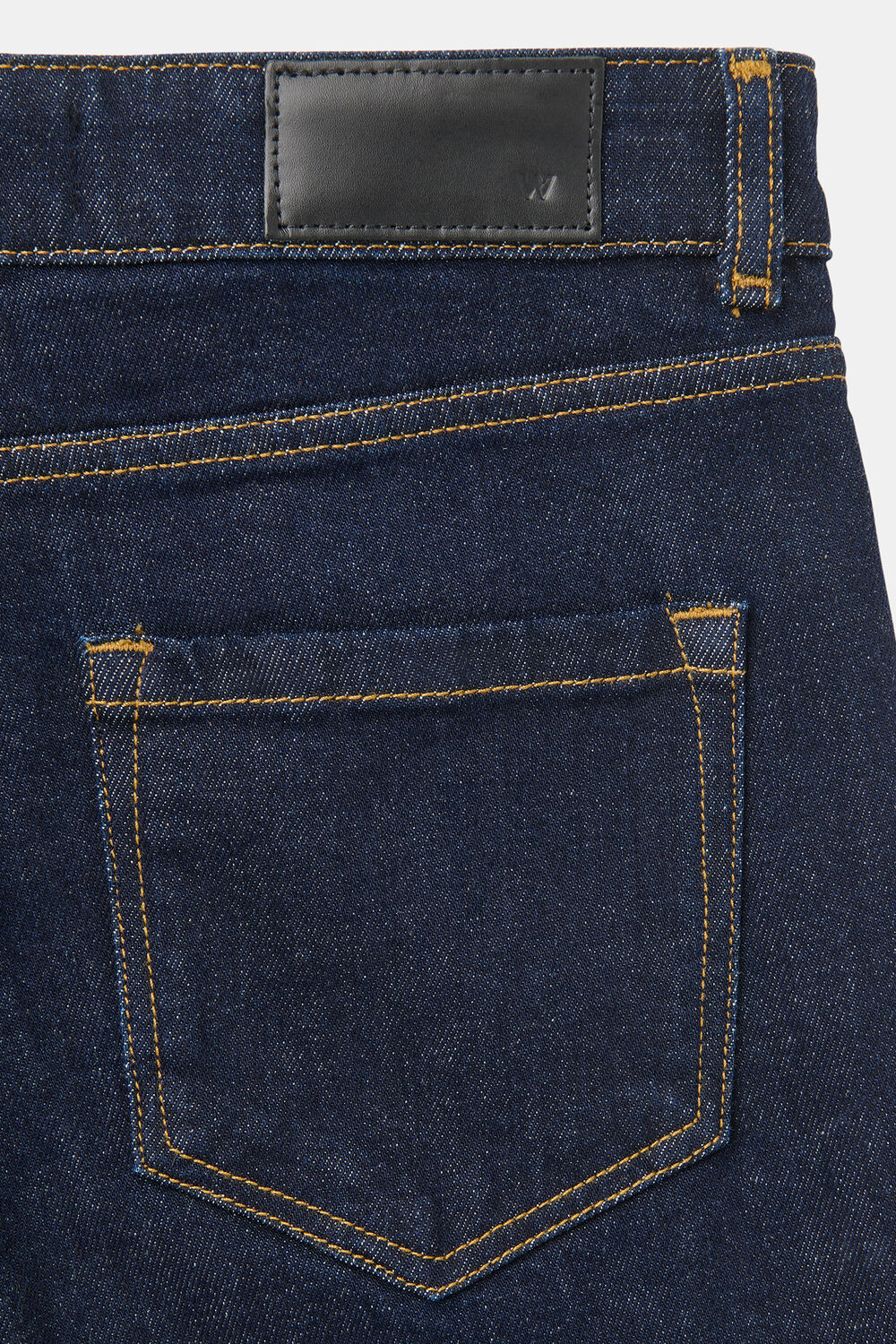 Dark Denim Stretch Barrel Leg Jean