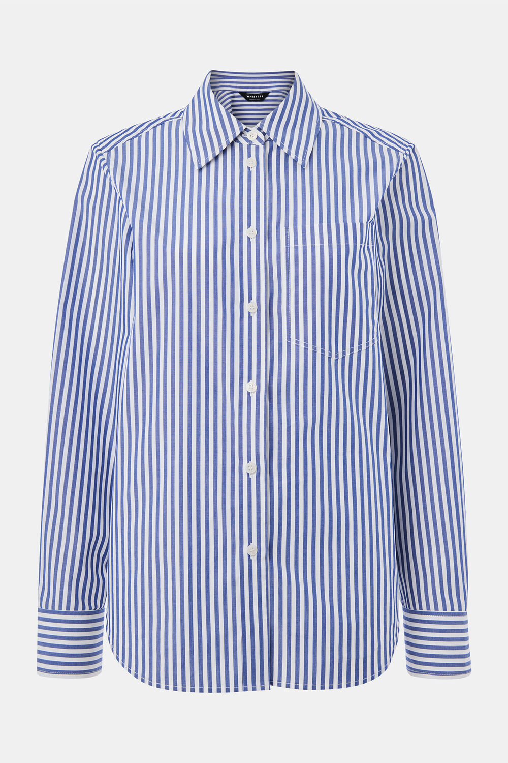 Petite Relaxed Fit Stripe Shirt