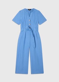 Petite Fiona Linen Button Jumpsuit
