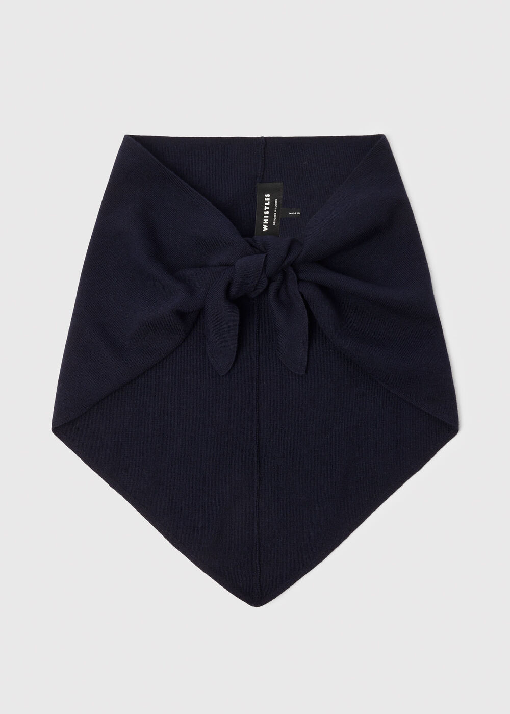 Triangular Knitted Scarf