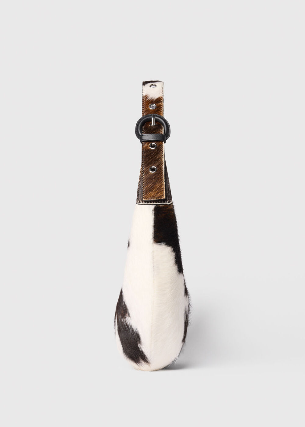 Cow Print Hair-On Sia Bag