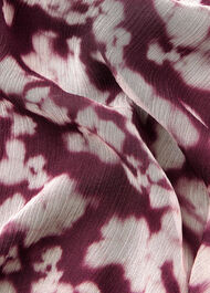 Inky Floral Long Sleeve Blouse