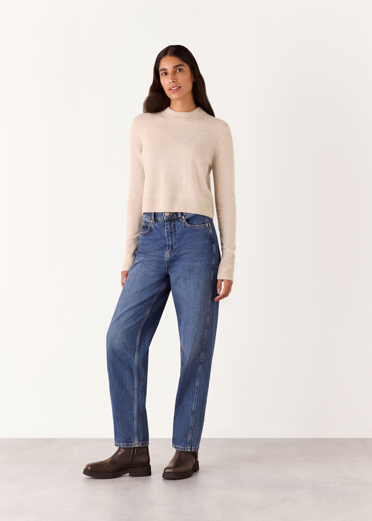 Wool Cropped Sweater