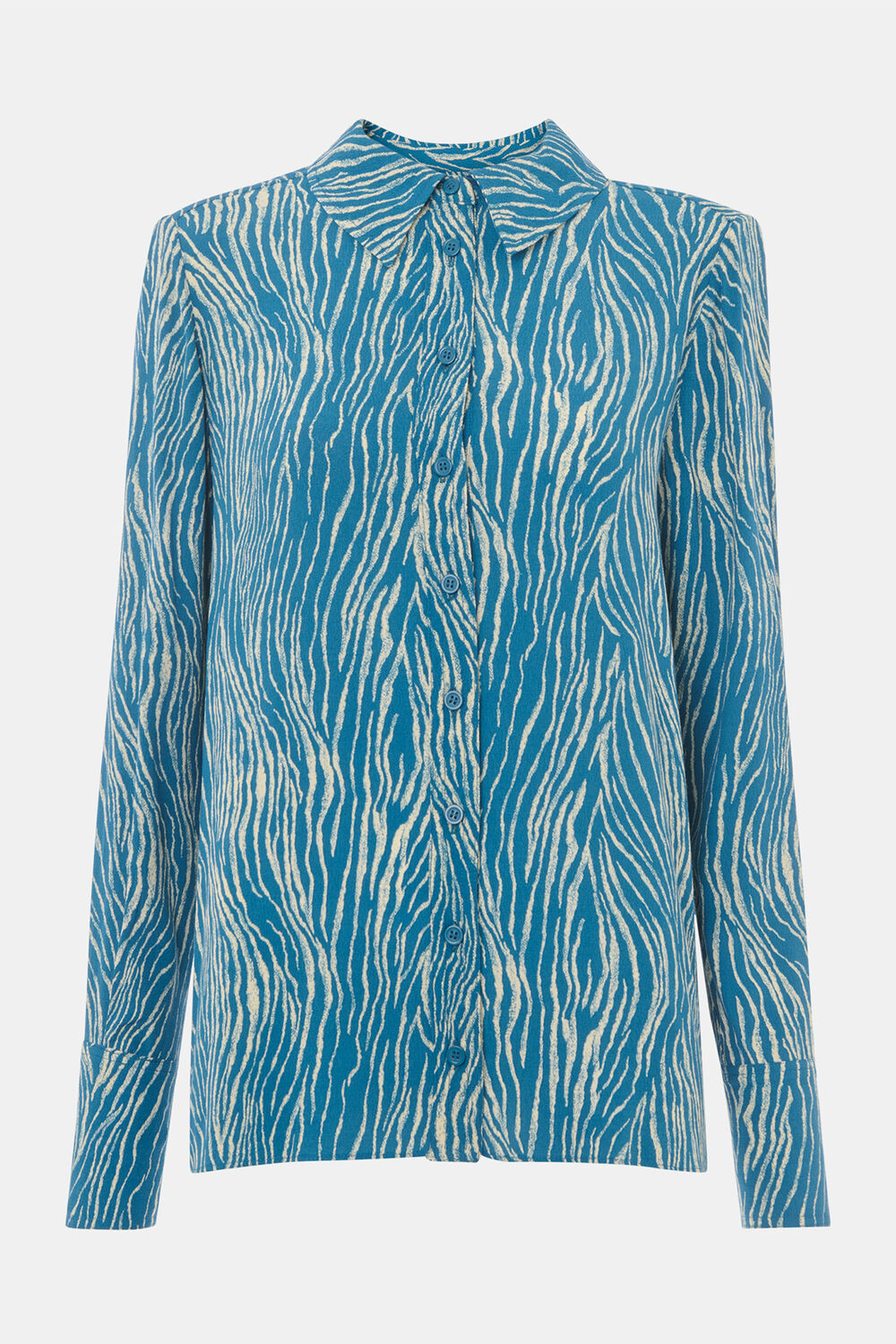 Zebra Button Up Shirt