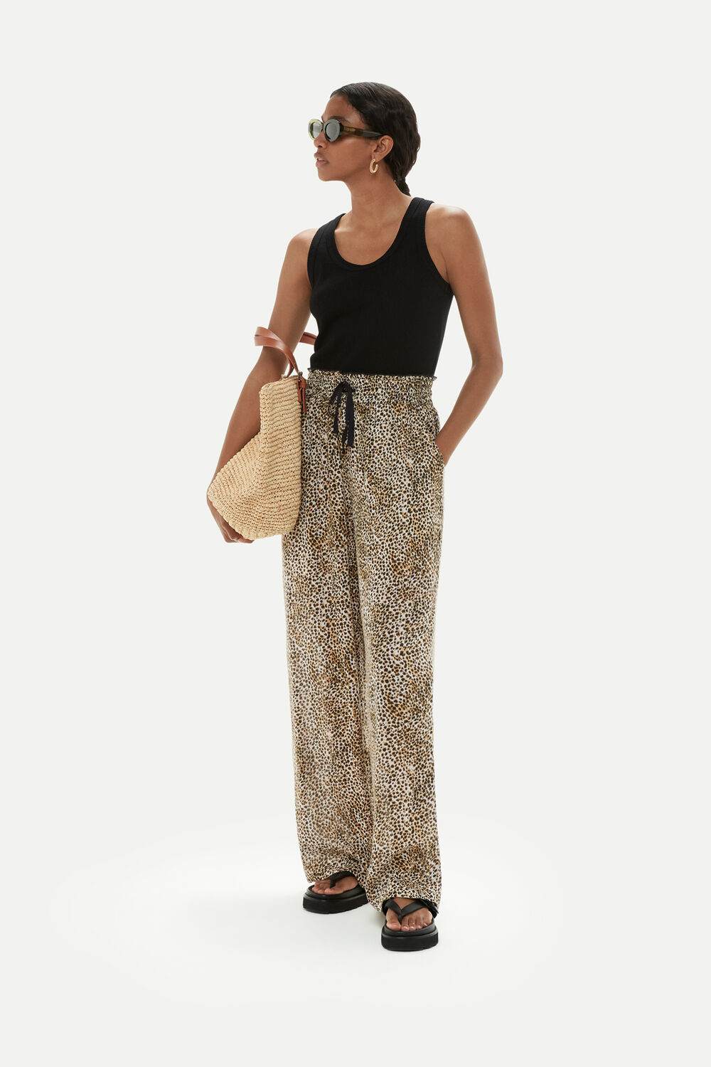 Multicolour Ink Spot Imogen Trouser
