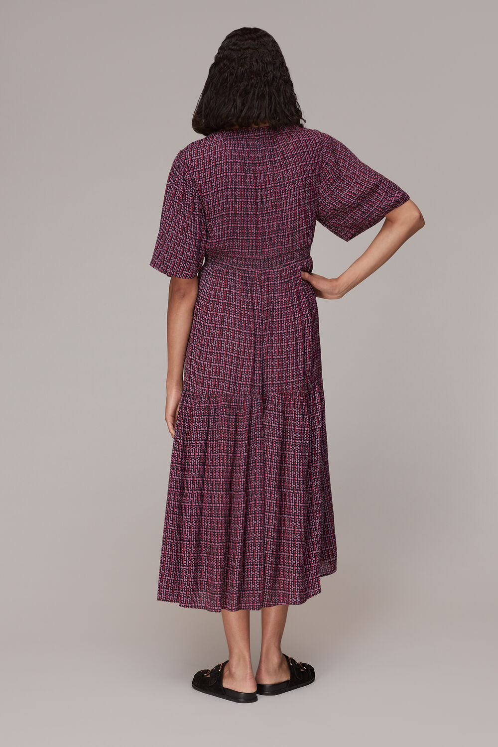 Bella Twist Dot Midi Dress