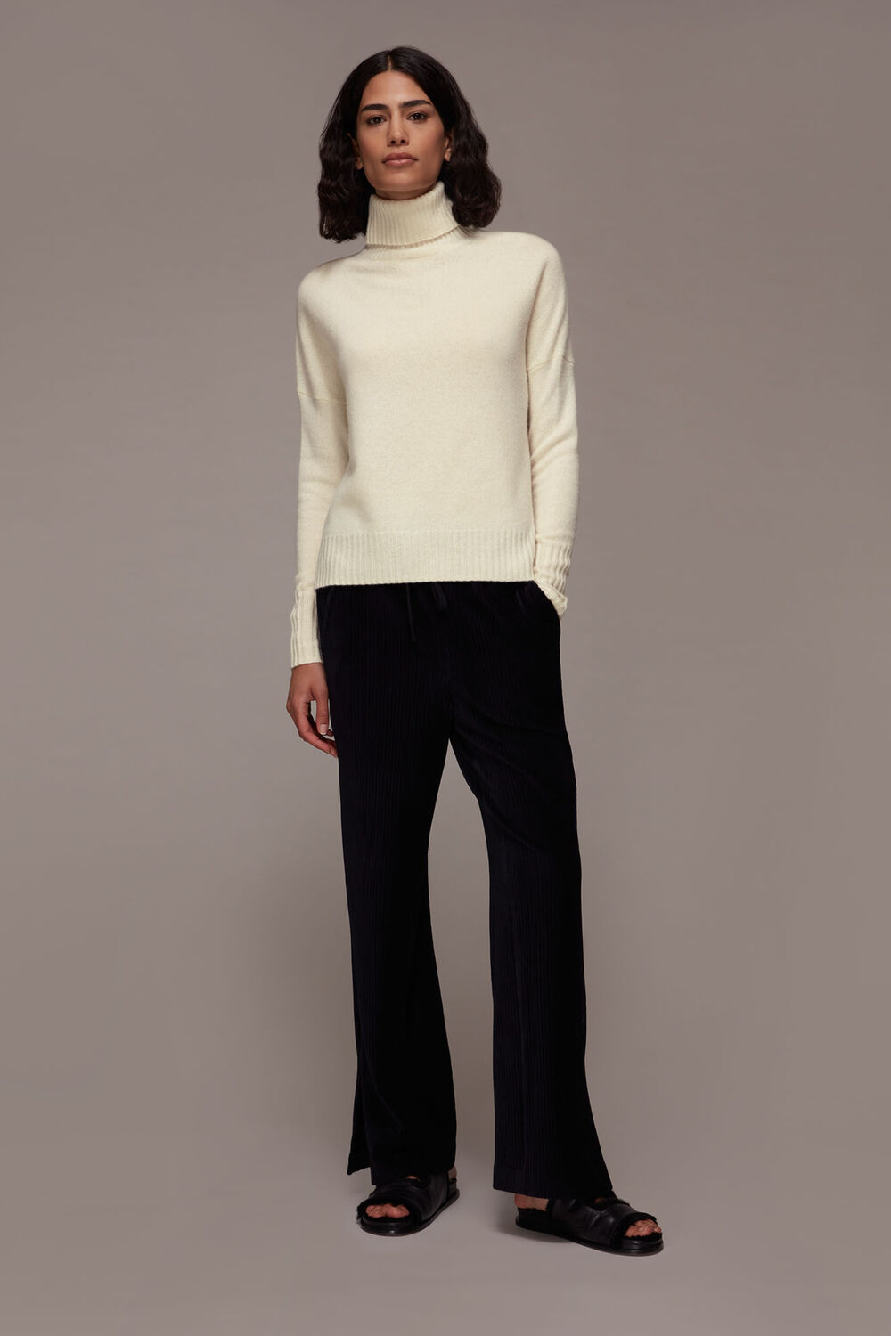 Roll Neck Wool Knit
