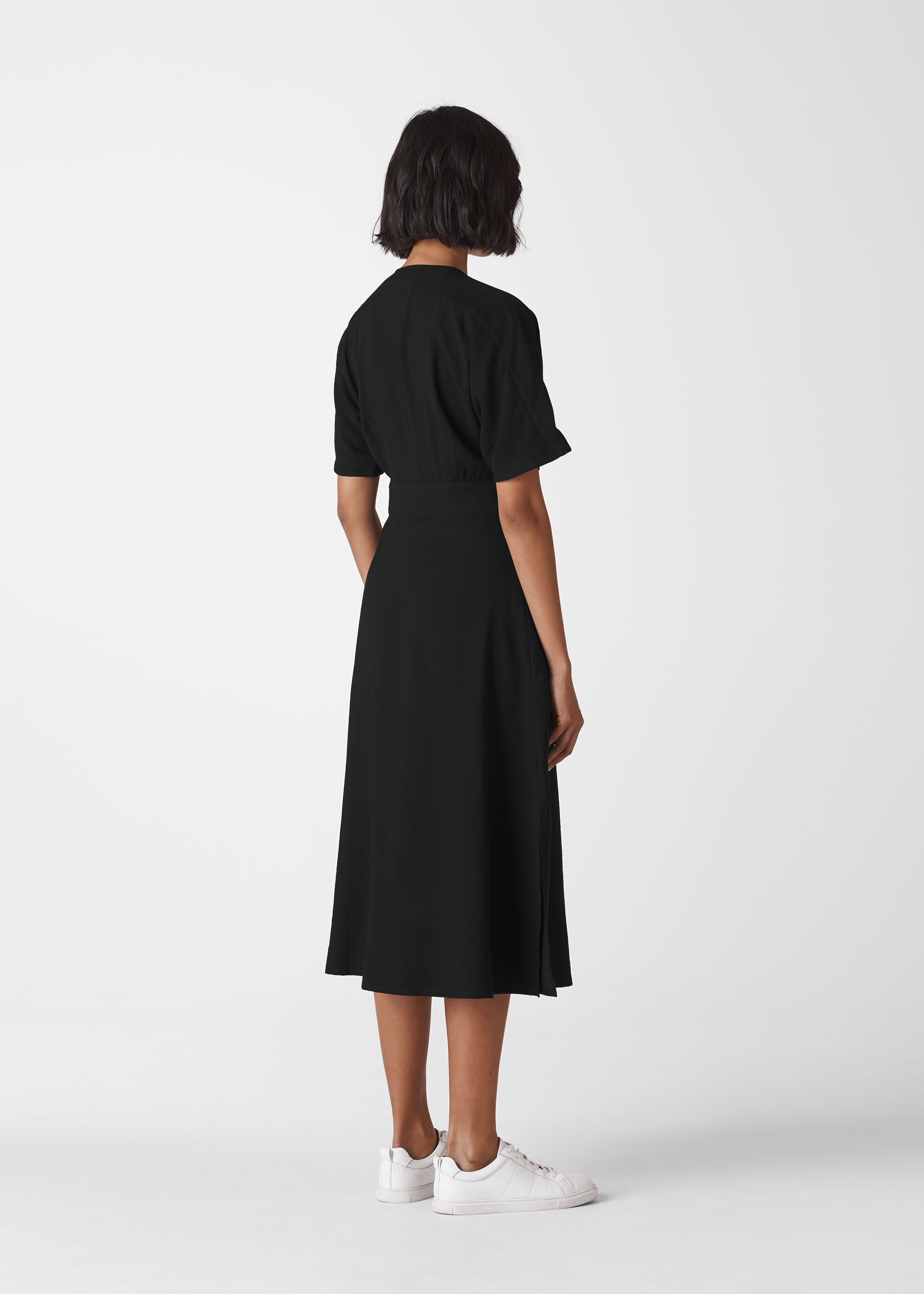 Whistles naya hot sale button dress