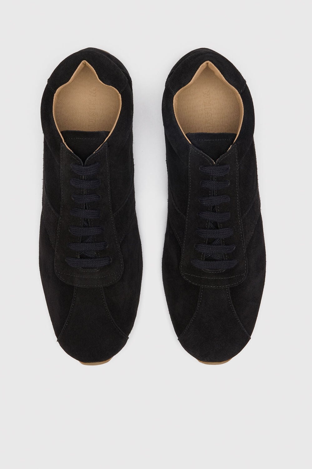 Black Suede Unlined Sneaker