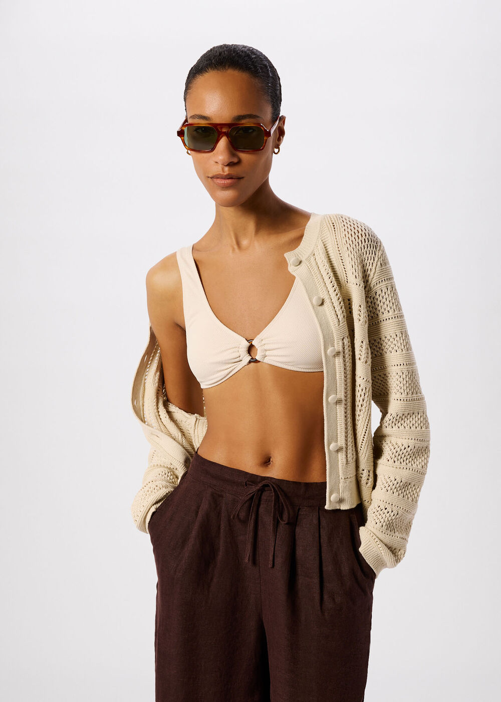 Ring Detail Bikini Top