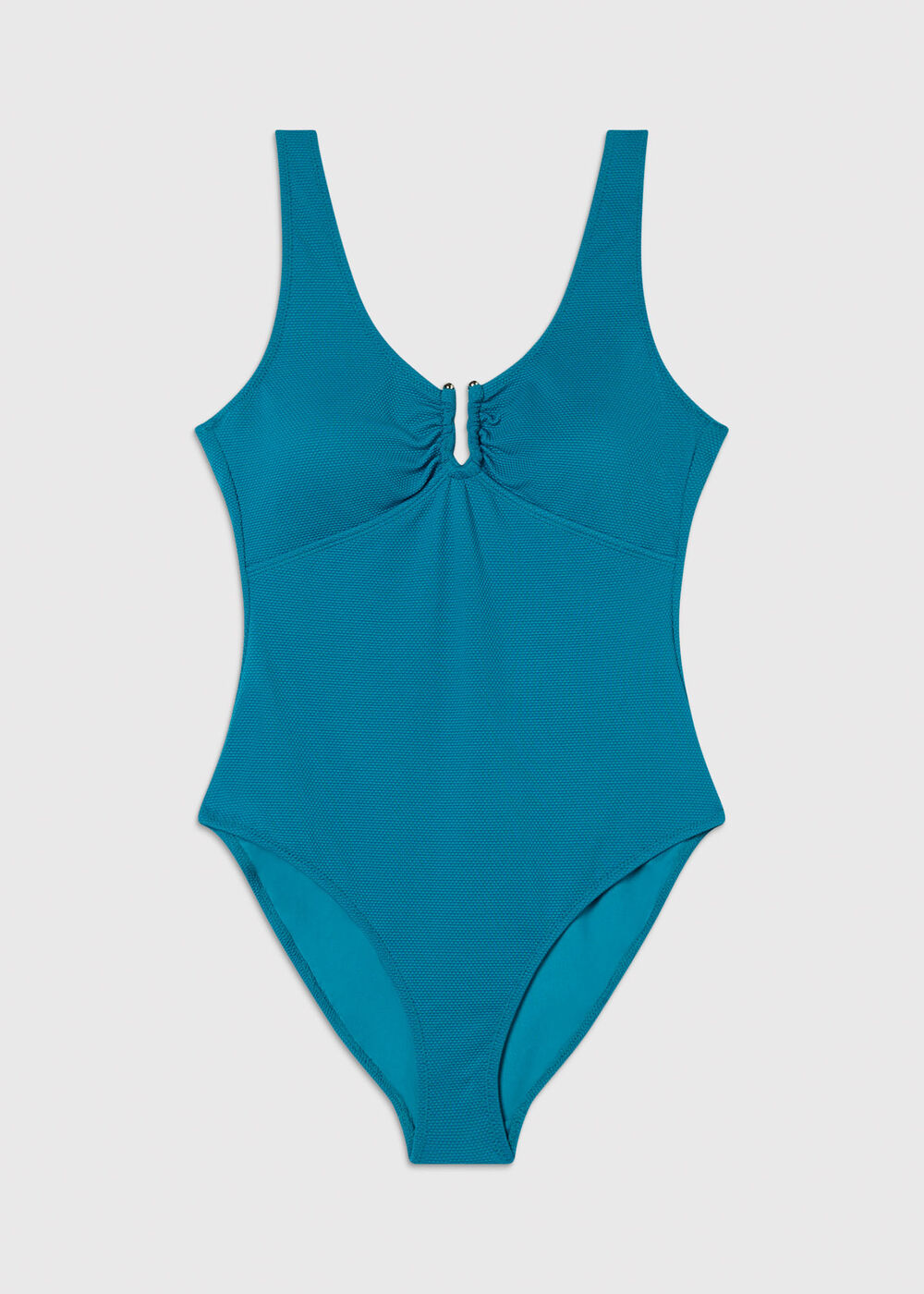 Textured Ring Detail Swimsuit