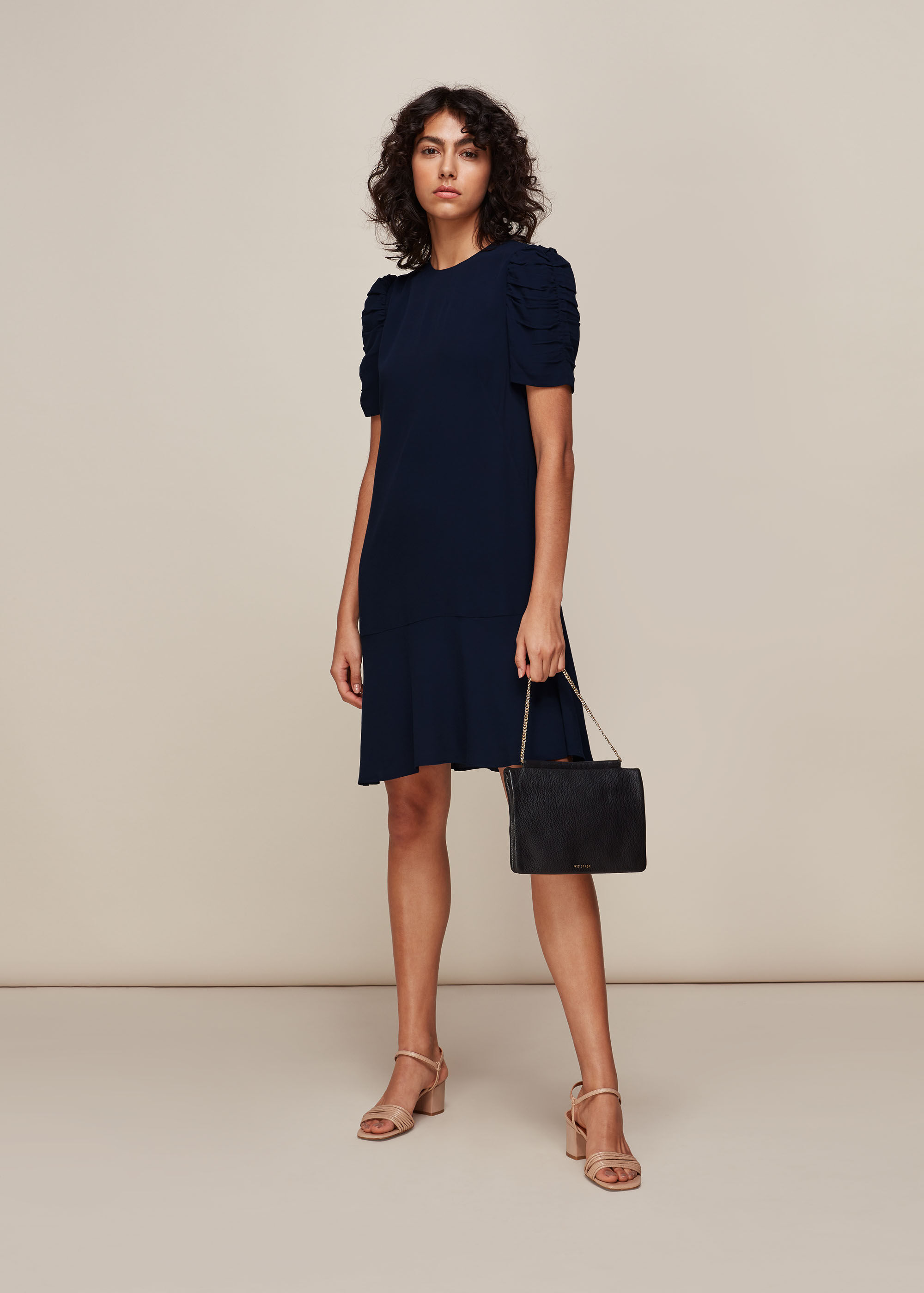 Whistles navy dress clearance