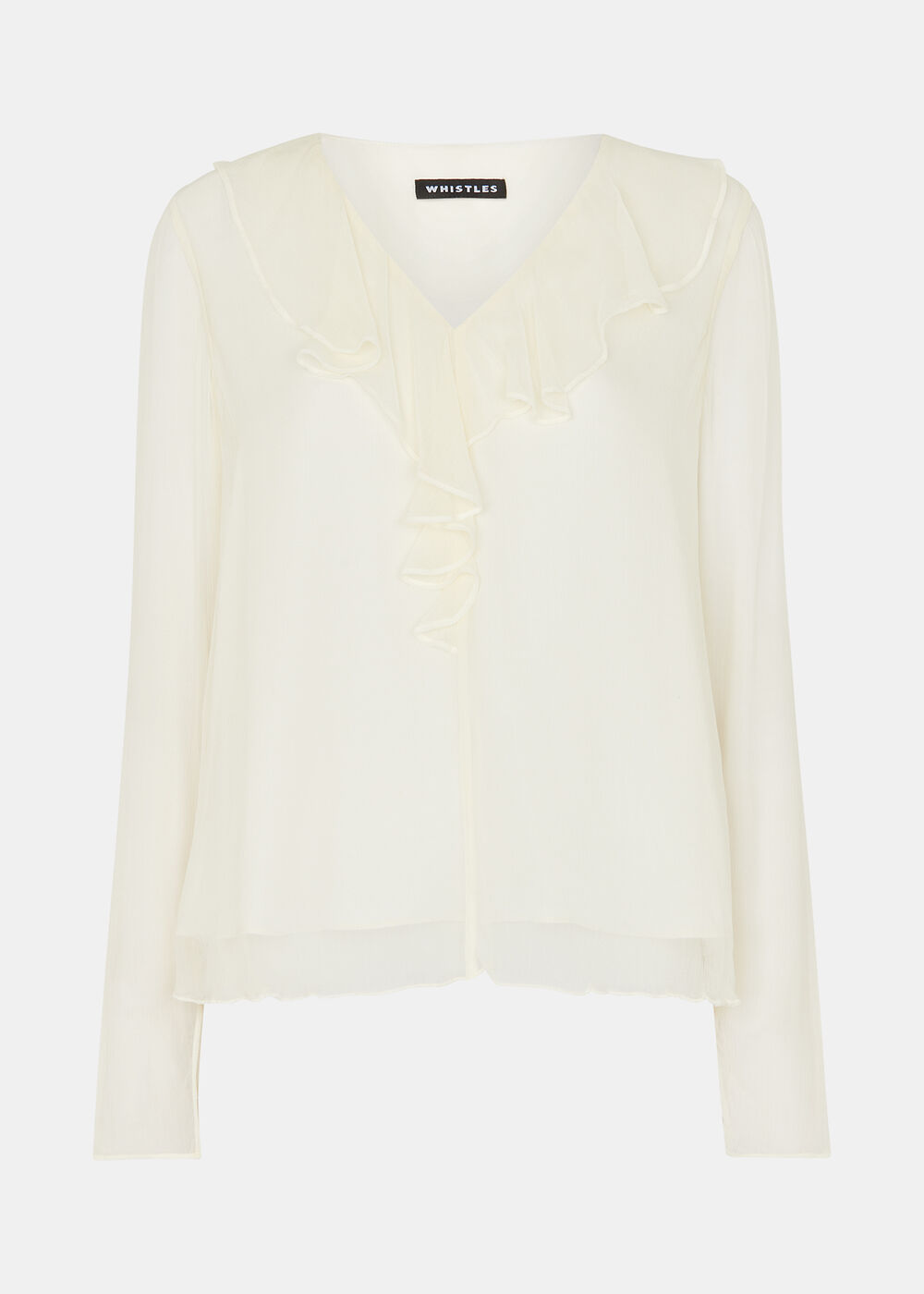 Ruffle Collar Detail Blouse