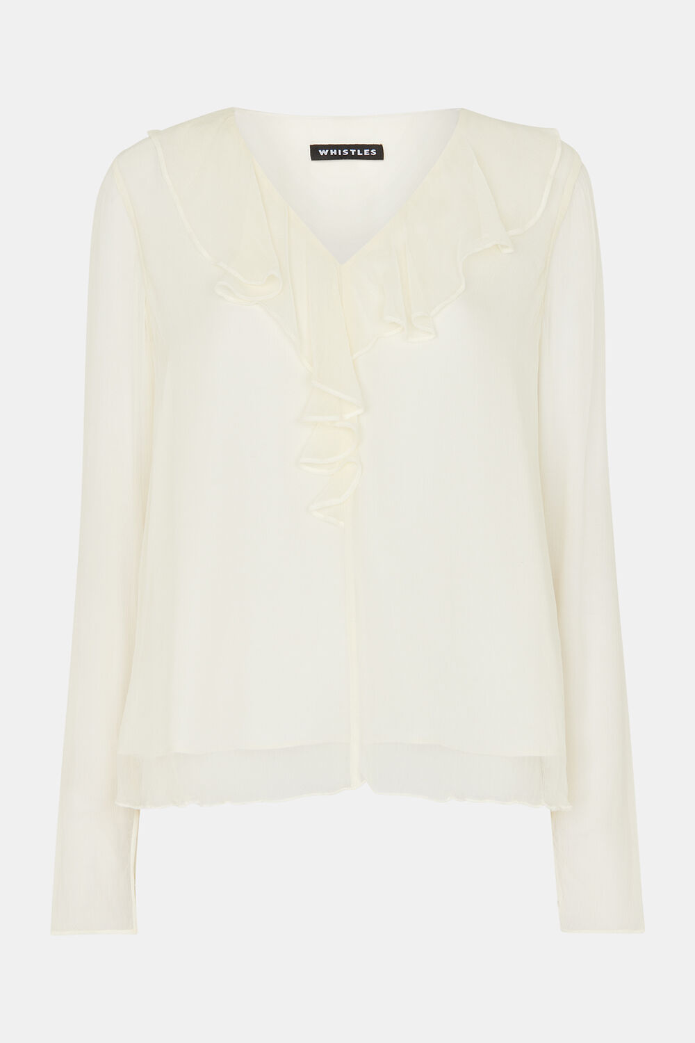 Ruffle Collar Detail Blouse