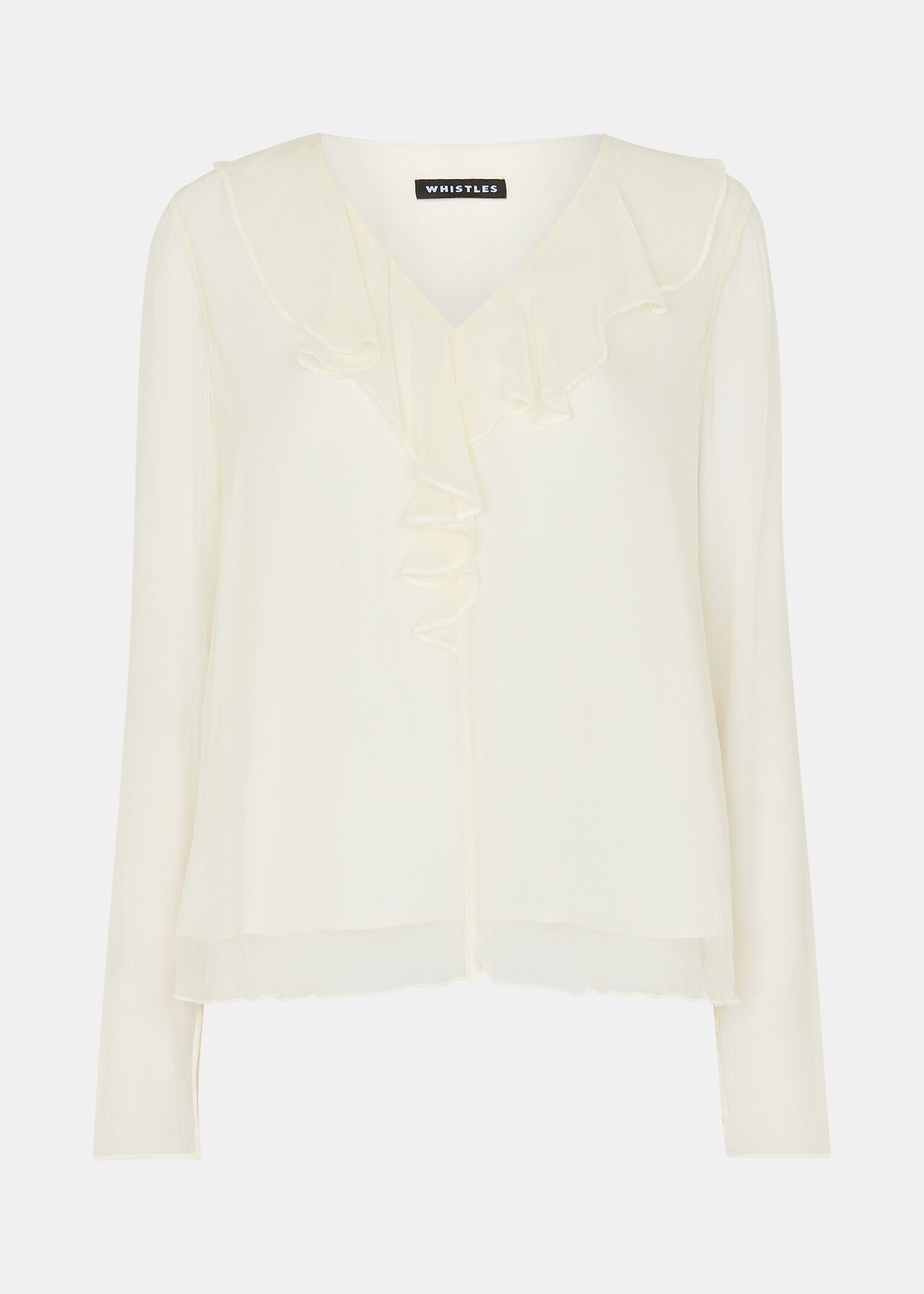 Ruffle Collar Detail Blouse