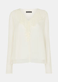 Ruffle Collar Detail Blouse