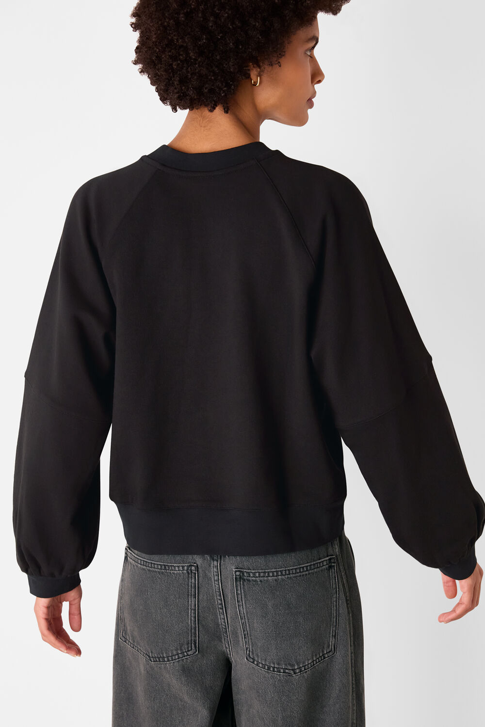 Gathered Full Sleeve Sweat