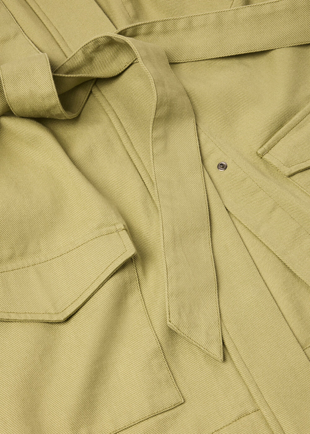 Belted Cotton Safari Jacket