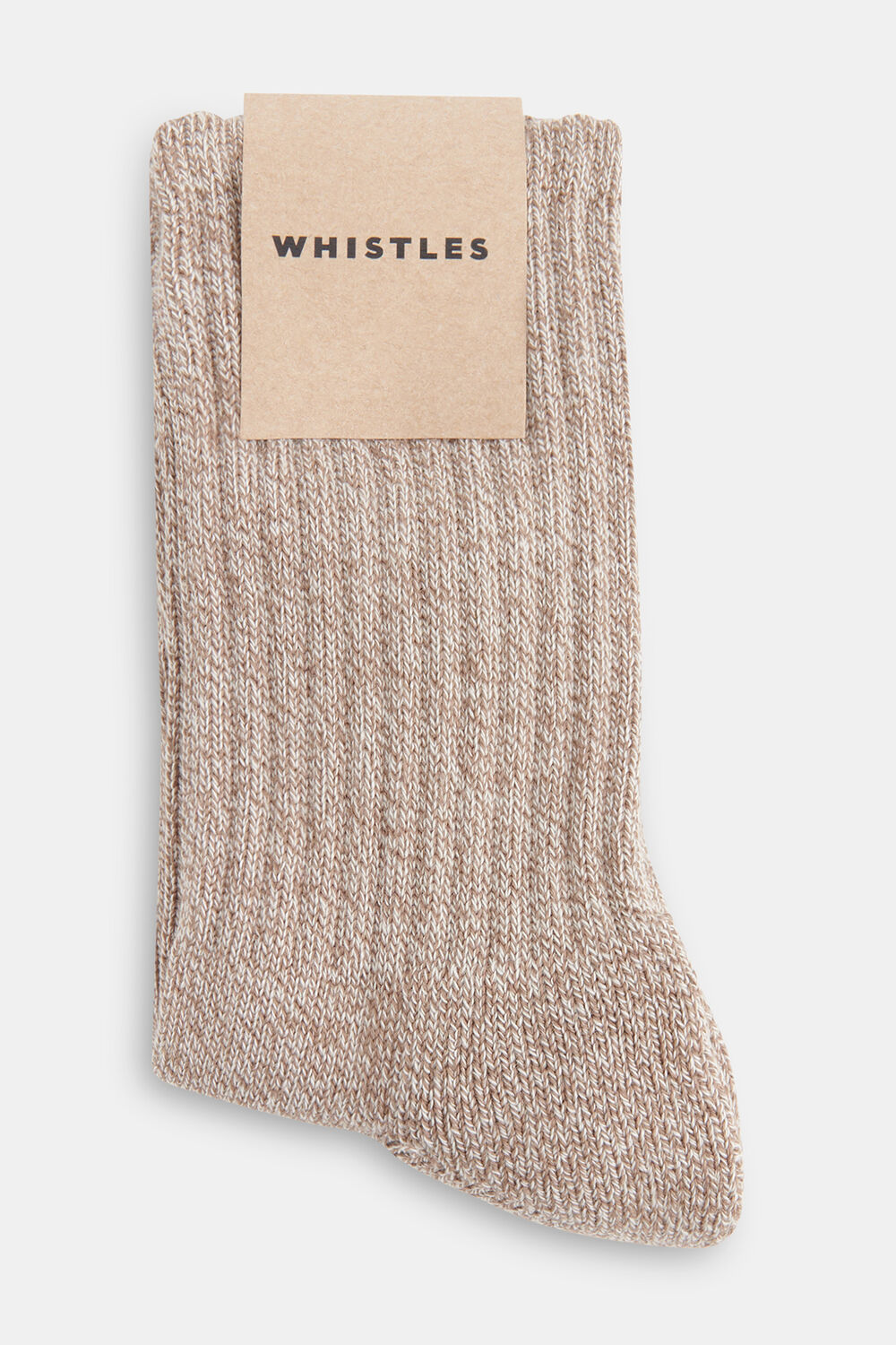 Neutral Chunky Marl Socks
