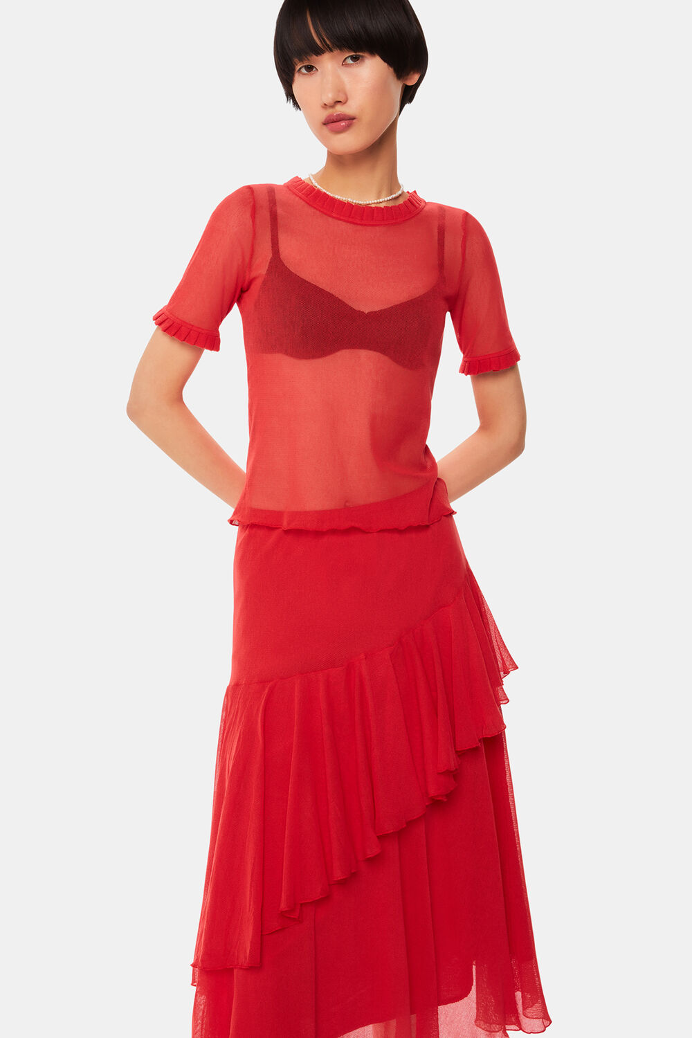 Red Hai Cecilia Skirt