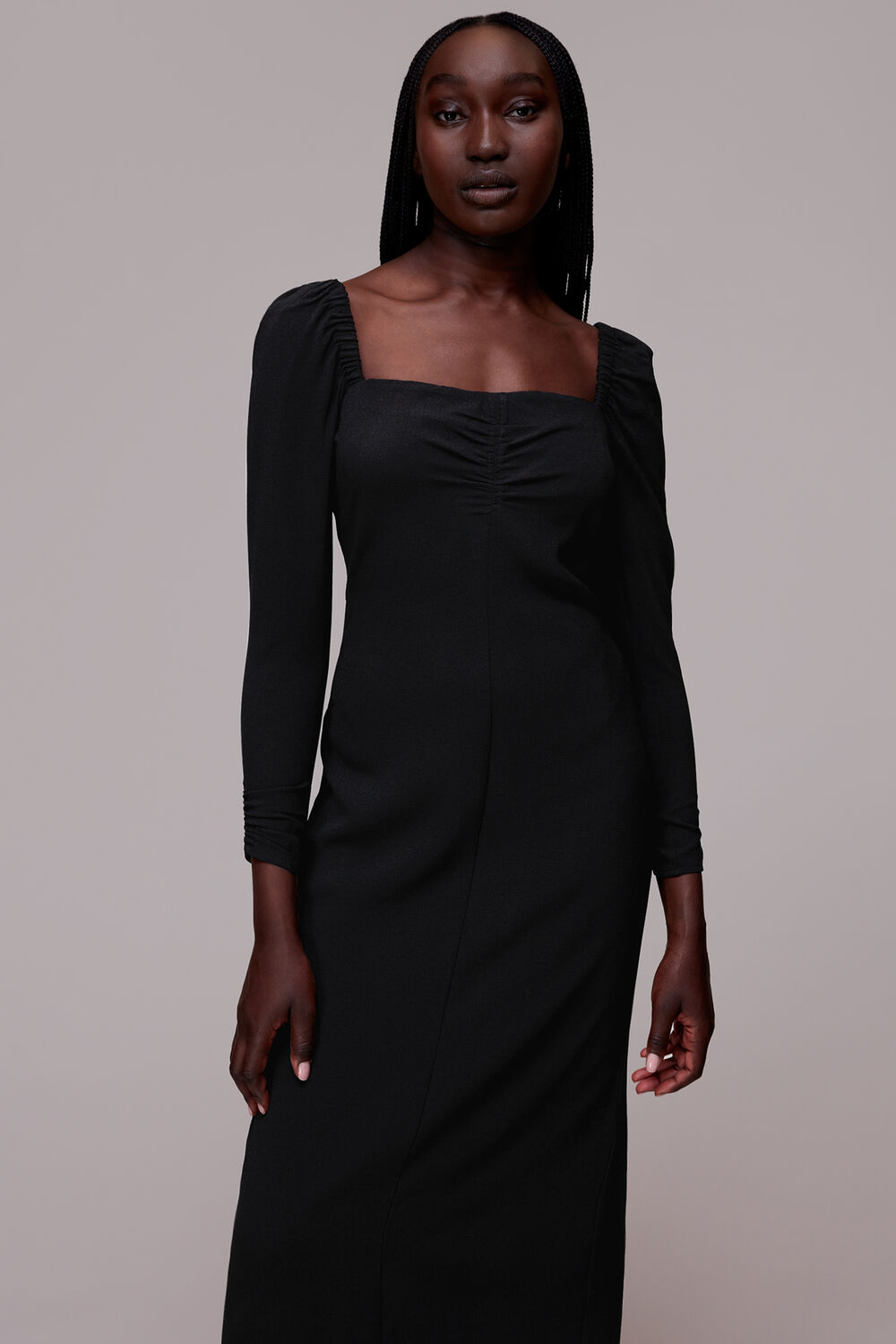 Laura Textured Midi Dress