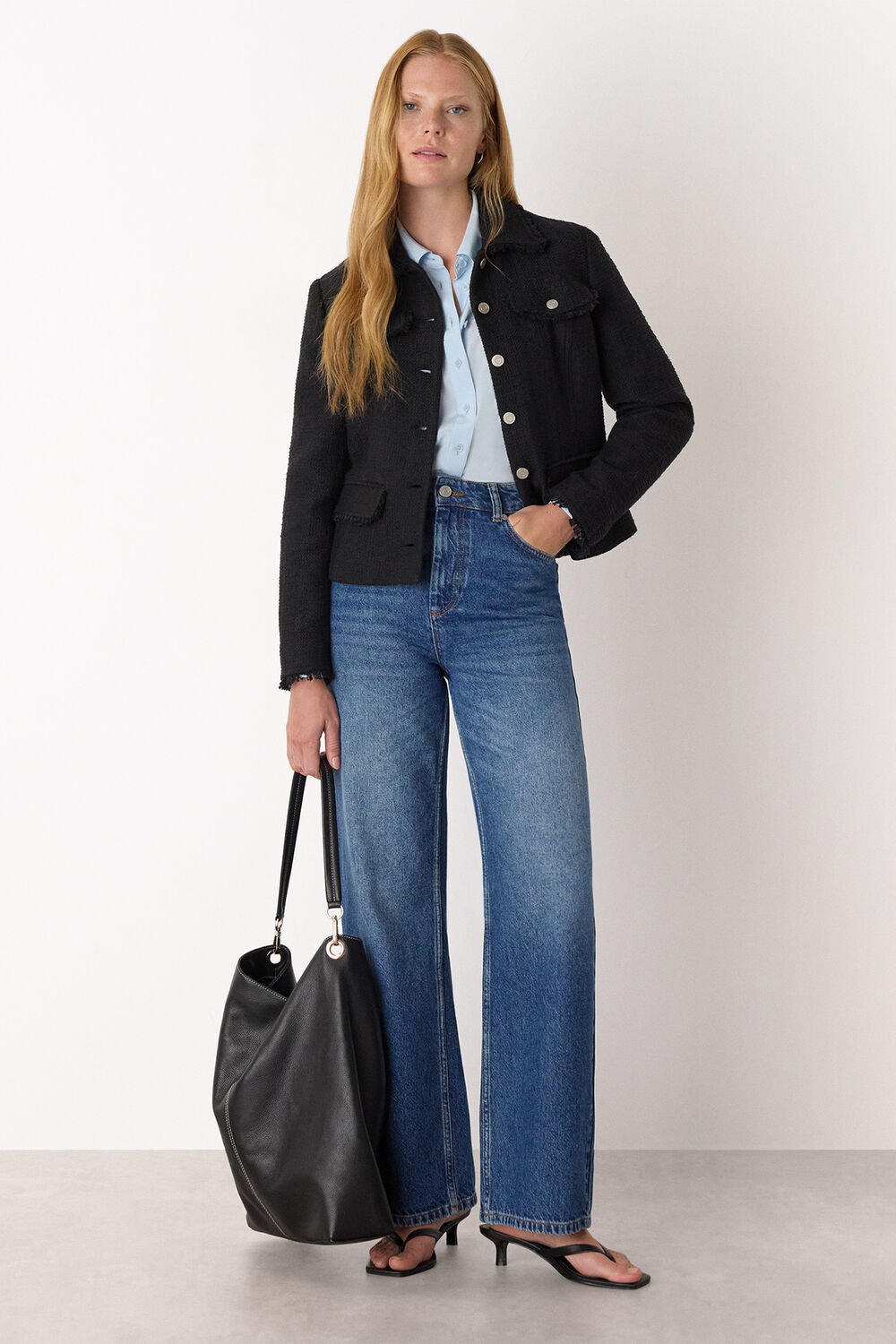 Black Lucie Boucle Jacket