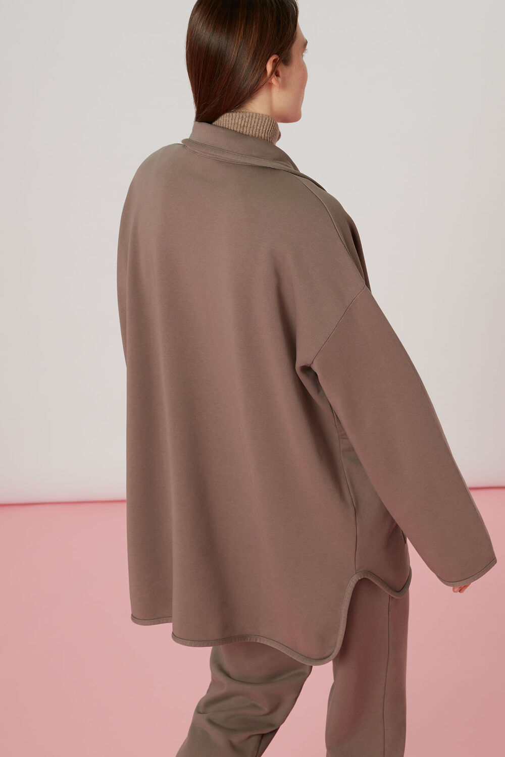 High Neck Sweatshirt