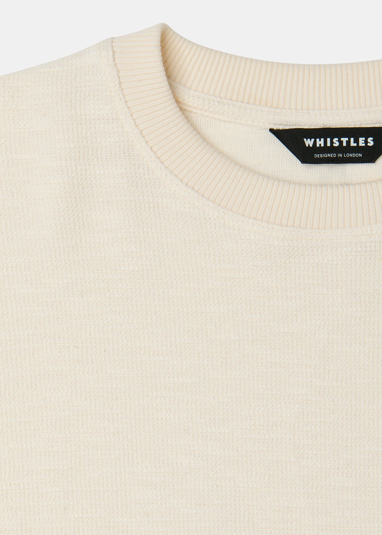 Textured Relaxed Jersey Top