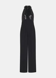 Leah Sequin Bodice Jumpsuit