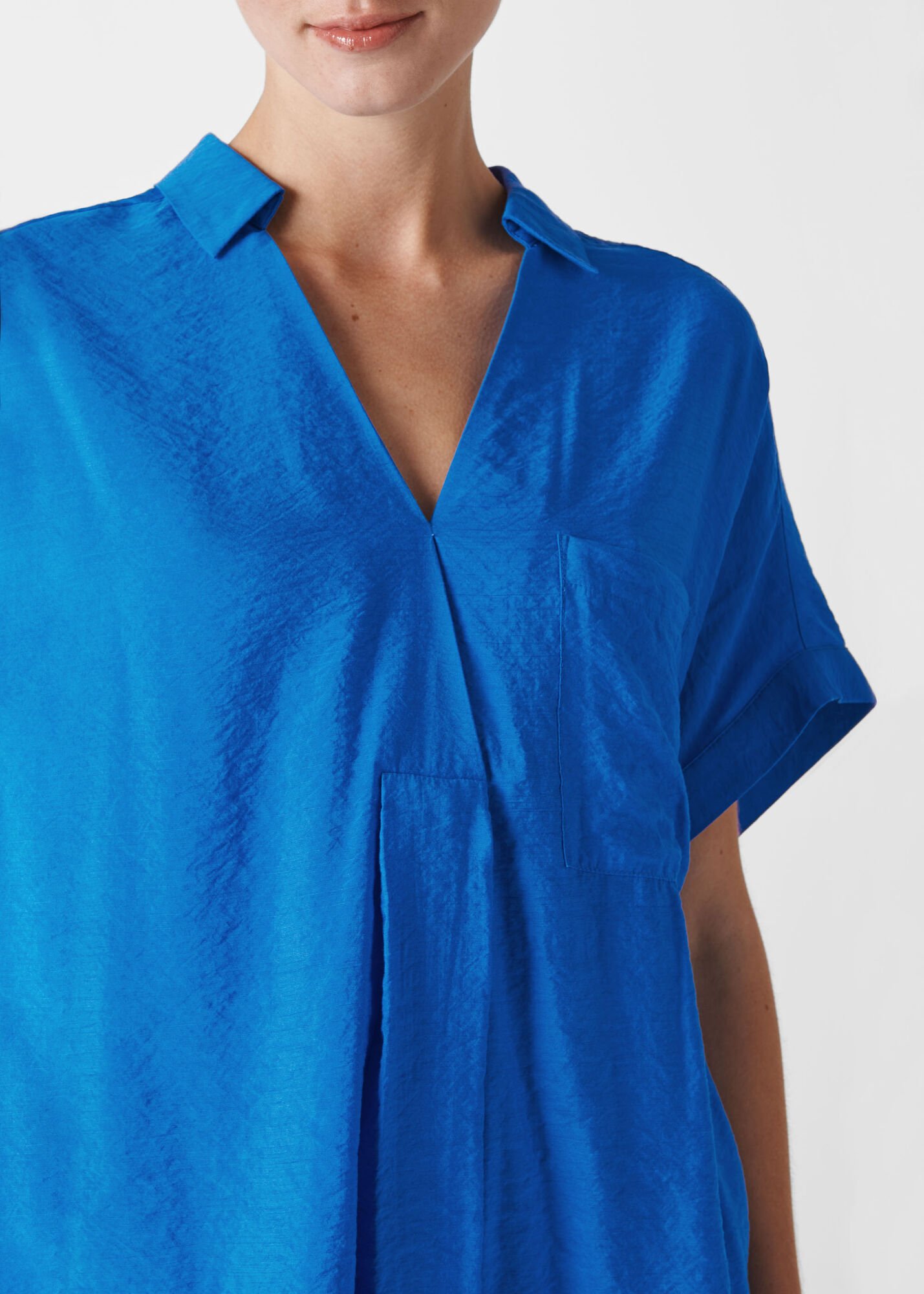 Blue Lea Shirt | WHISTLES