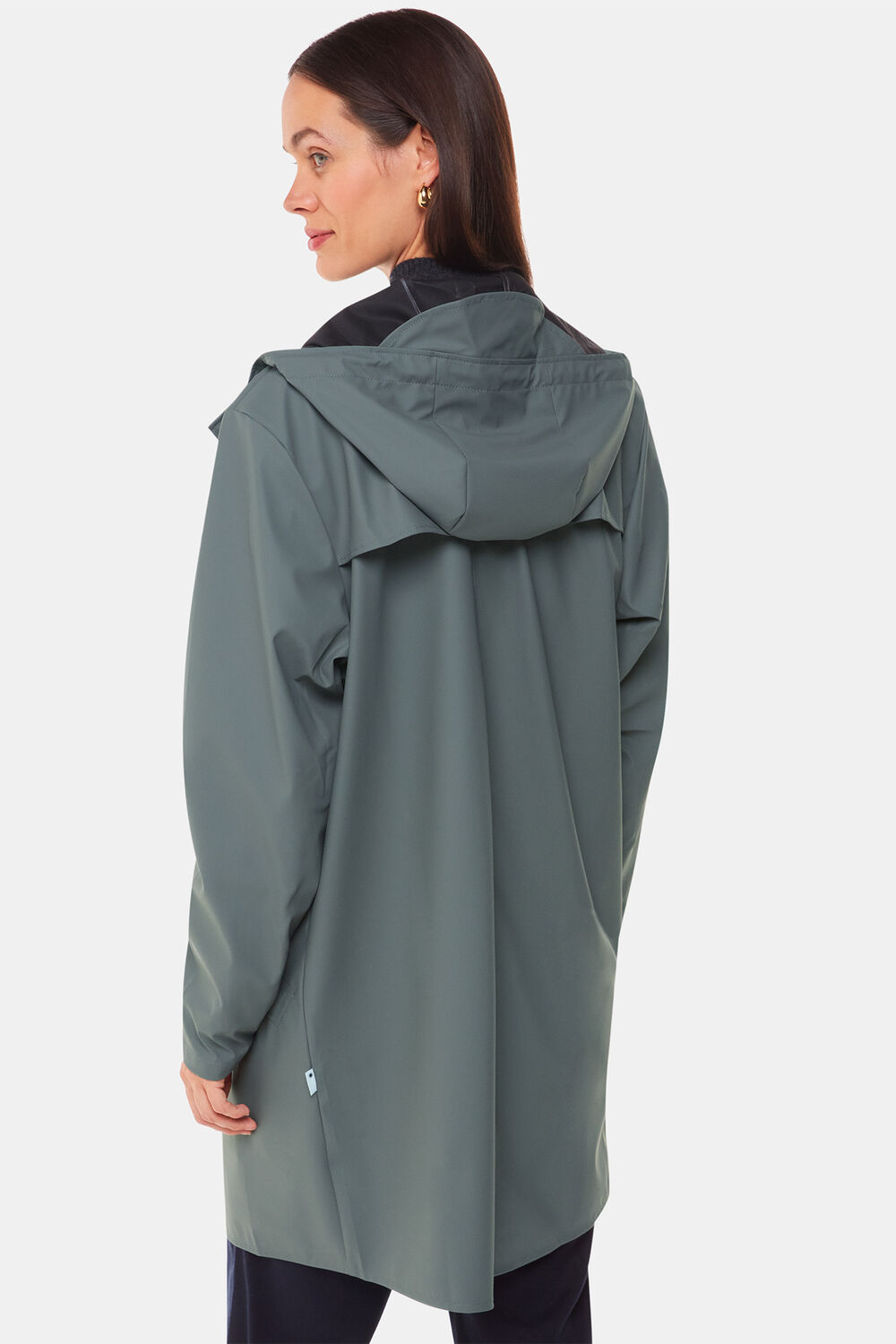 Dark Grey Rains Long Jacket