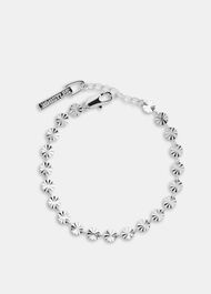 Textured Circle Chain Bracelet