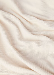 Textured One Shoulder Swimsuit