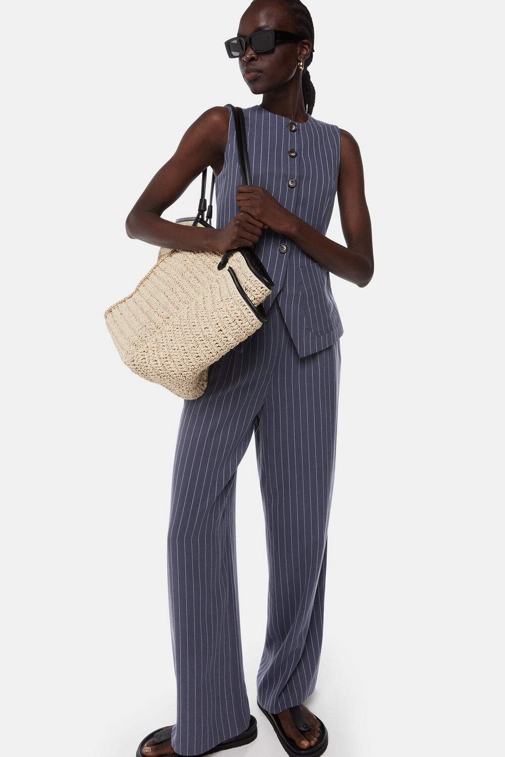 Lottie Pinstripe Trouser