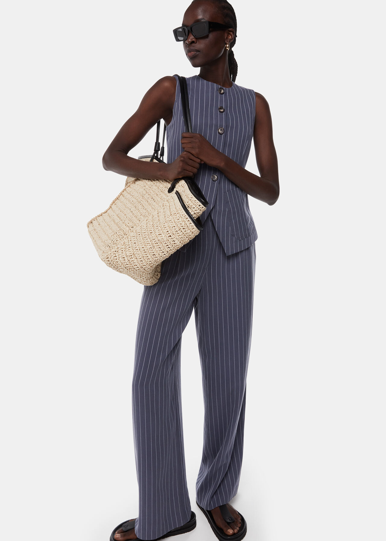 Lottie Pinstripe Trouser