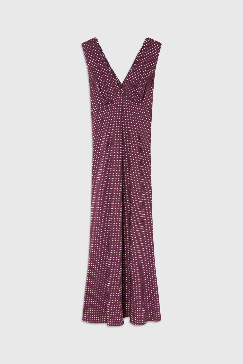 Purple Mini Spot Sleeveless Dress