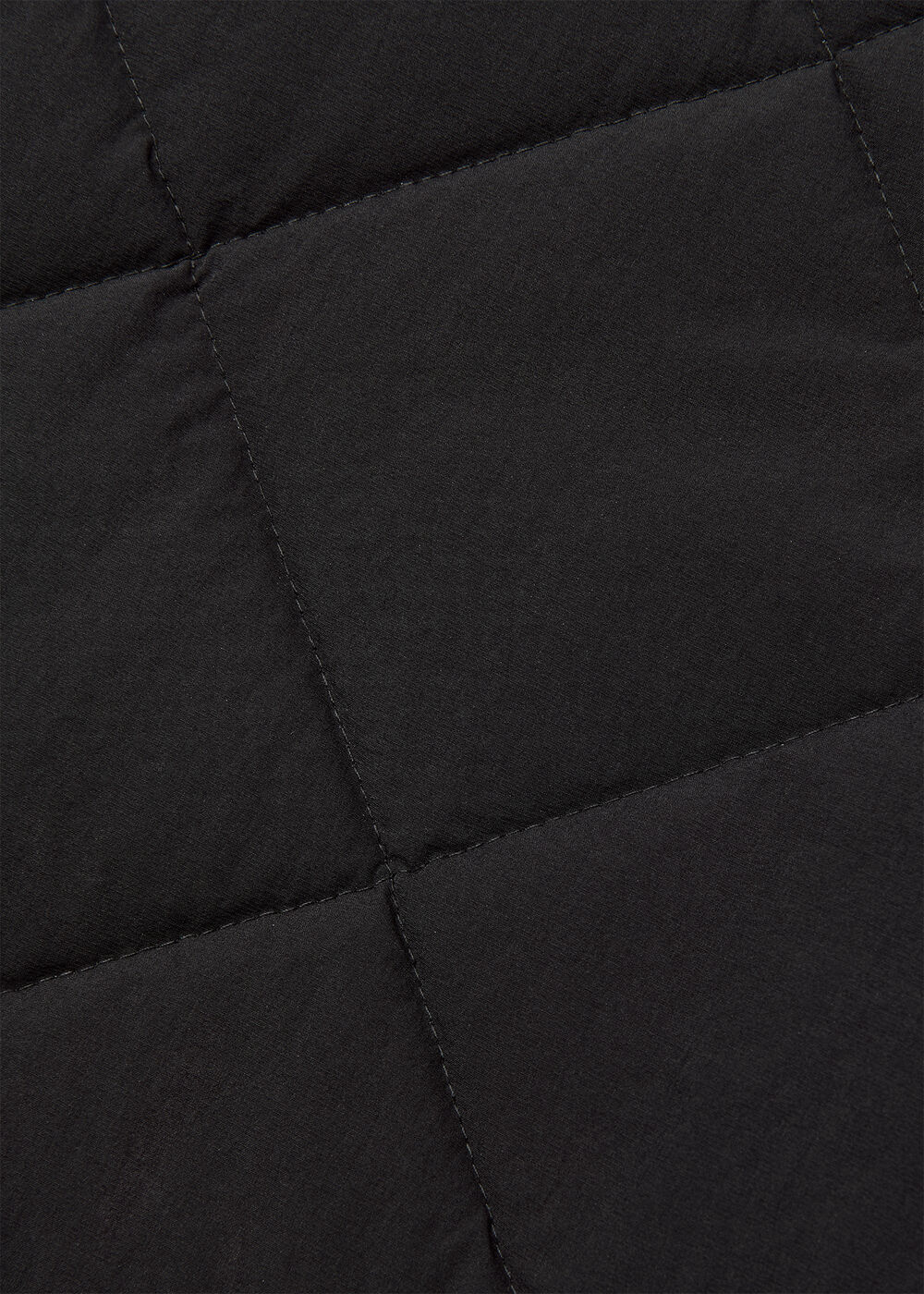 Short Quilted Cord Collar Coat