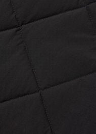 Short Quilted Cord Collar Coat