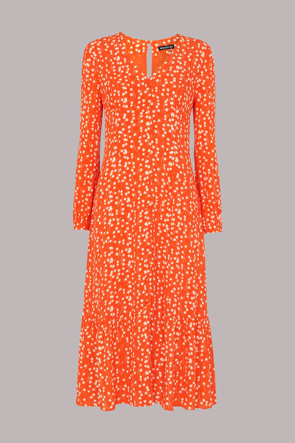 Shooting Star Print Midi Dress